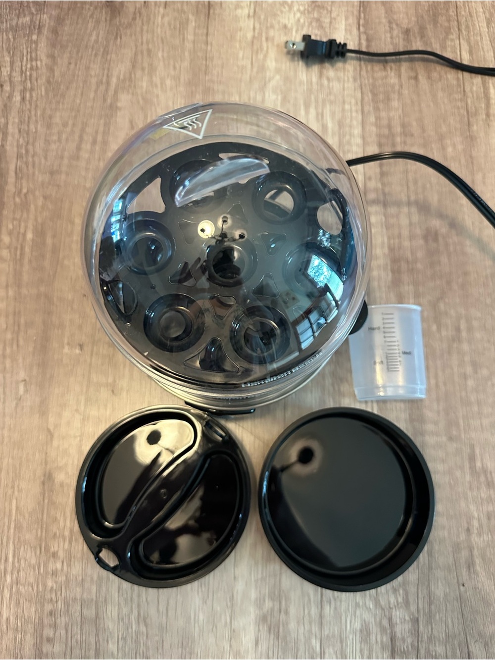 Hamilton Beach Black and Clear Electric Egg Cooker - Picture 3 of 7
